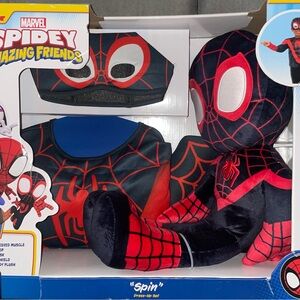 Marvel Spidey Black and Red Plush Toy